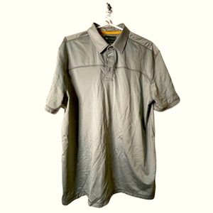 Tan GH Bass men’s L mesh panel polo